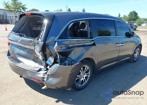 2013 Honda Odyssey Ex-L z USA, uszkodzony, nr VIN 5FNRL5H6XDB015102
